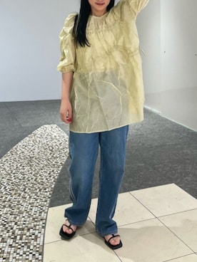 「cepo（セポ）のアイテム（チュニック）」を使った、cepo公式さん（レディース・158cm）の夏コーディネート