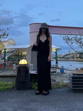 「LILY BROWN（リリーブラウン）のアイテム（帽子）」を使った、oyukiさん（レディース・167cm）の夏コーディネート