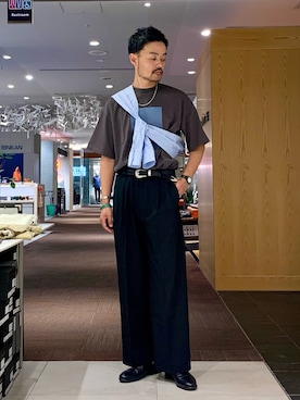 Hiro Kumazawaさん（メンズ・178cm）の春コーディネート