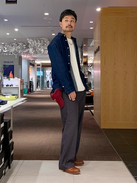 「ABAHOUSE（アバハウス）のアイテム」を使った、Hiro Kumazawaさん（メンズ・178cm）の春コーディネート