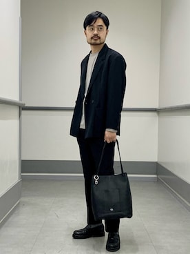 Hiro Kumazawaさん（メンズ・178cm）の冬コーディネート