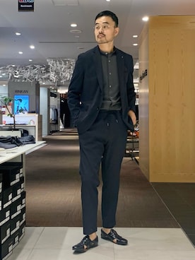 「ビジネススタイル」｜Hiro Kumazawaさん（メンズ・178cm）の夏コーディネート