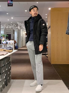 「Pyrenex（ピレネックス）のアイテム」を使った、Hiro Kumazawaさん（メンズ・178cm）の秋コーディネート