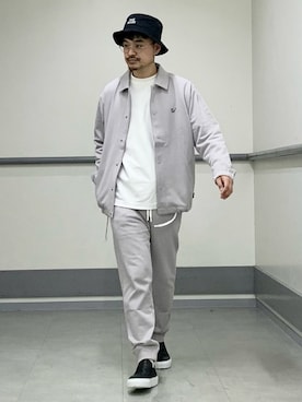 「5351 POUR LES HOMMES（ゴーサンゴーイチプールオム）のアイテム（ブルゾン）」を使った、Hiro Kumazawaさん（メンズ・178cm）の夏コーディネート