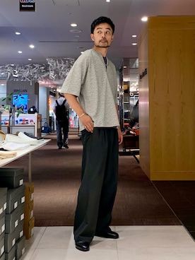 「ABAHOUSE（アバハウス）のアイテム」を使った、Hiro Kumazawaさん（メンズ・178cm）の夏コーディネート