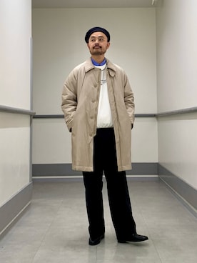 「ABAHOUSE（アバハウス）のアイテム」を使った、Hiro Kumazawaさん（メンズ・178cm）の冬コーディネート