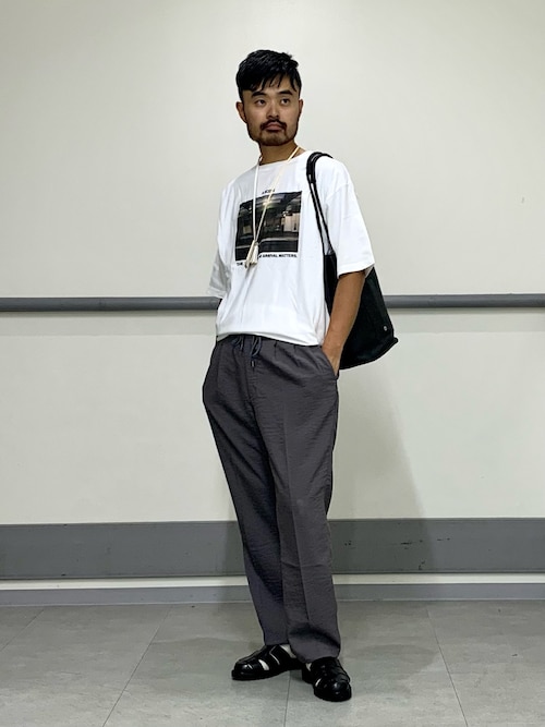 tシャツ 「LE TRIO ABAHOUSE」A SCENE / グラフィックTシャツ　サイズS レディース ABAHOUSE tシャツ 「LE TRIO ABAHOUSE」A SCENE / グラフィックT