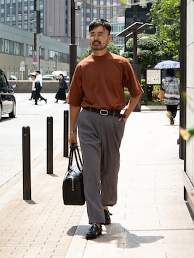 Hiro Kumazawaさん（メンズ・178cm）の夏コーディネート