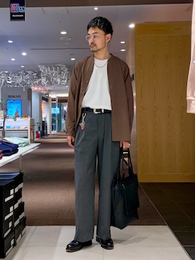 Hiro Kumazawaさん（メンズ・178cm）の春コーディネート