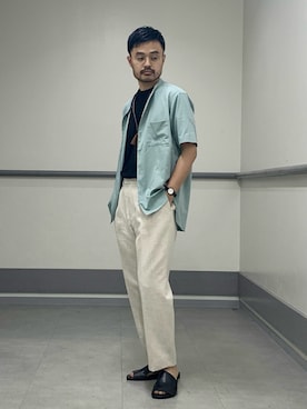 Hiro Kumazawaさん（メンズ・178cm）の夏コーディネート