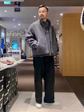 「アイテム（ブルゾン）」を使った、Hiro Kumazawaさん（メンズ・178cm）の秋コーディネート