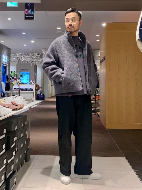 ジャガードロゴニットプルオーバー / オーバーサイズ / LE TRIO