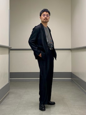 「ABAHOUSE（アバハウス）のアイテム」を使った、Hiro Kumazawaさん（メンズ・178cm）の春コーディネート