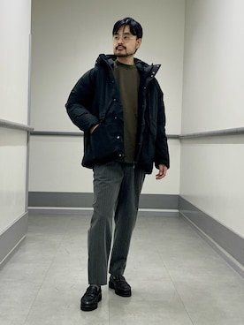 Hiro Kumazawaさん(メンズ・178cm)の冬コーディネート