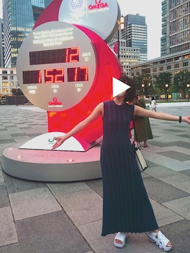 「LAURA DI MAGGIO（ローラディマッジオ）のアイテム」を使った、nanaさん（レディース・164cm）の夏コーディネート