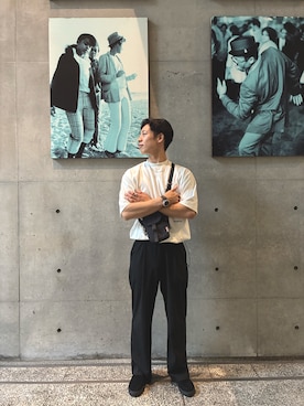 「アイテム（シューズ）」を使った、スバニさん（メンズ・174cm）の秋コーディネート