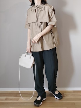 「Amiur（エミレ）のアイテム（帽子）」を使った、ｐａｎａさん（レディース・162cm）の夏コーディネート