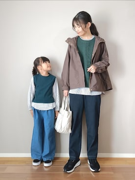 「アイテム（ブルゾン）」を使った、ｐａｎａさん（レディース・162cm）の秋コーディネート