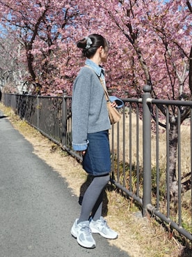 「BONLECILL（ボンルシール）のアイテム」を使った、ｐａｎａさん（レディース・162cm）の春コーディネート