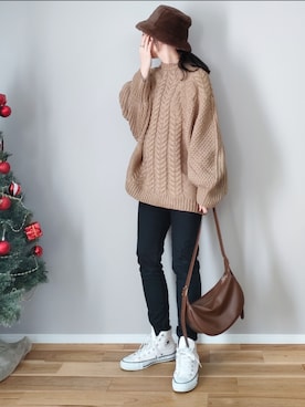 「select MOCA（セレクトモカ）のアイテム」を使った、ｐａｎａさん（骨格ストレート・レディース・162cm）の冬コーディネート