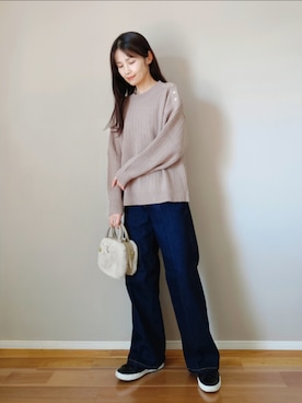 「PLST（プラステ）のアイテム」を使った、ｐａｎａさん（レディース・162cm）の冬コーディネート