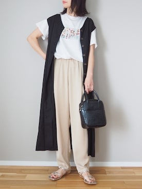 「La-gemme」｜「アイテム（ワンピース/ドレス）」を使った、ｐａｎａさん（レディース・162cm）の夏コーディネート