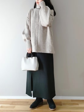 「select MOCA（セレクトモカ）のアイテム」を使った、ｐａｎａさん（骨格ストレート・レディース・162cm）の秋コーディネート