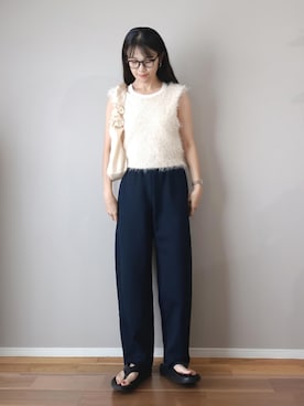 「アイテム（ピアス（両耳用））」を使った、ｐａｎａさん（レディース・162cm）の夏コーディネート