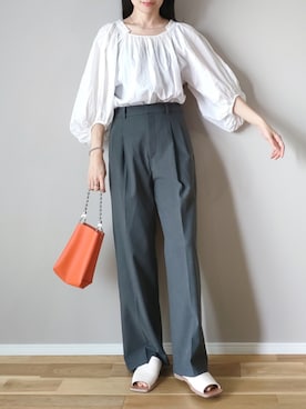 「AS KNOW AS plus（アズノゥアズプラス）のアイテム」を使った、ｐａｎａさん（骨格ストレート・レディース・162cm）の夏コーディネート