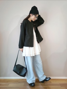 「アイテム（ワンピース/ドレス）」を使った、ｐａｎａさん（レディース・162cm）の秋コーディネート