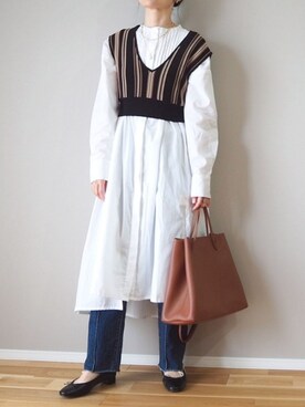 「byあしながおじさん」｜「アイテム（ワンピース/ドレス）」を使った、ｐａｎａさん（レディース・162cm）の秋コーディネート