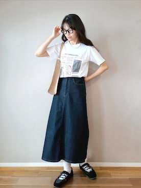 「ikka（イッカ）のアイテム」を使った、ｐａｎａさん（レディース・162cm）の春コーディネート