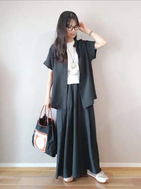 「Aunely（オーネリー）のアイテム」を使った、ｐａｎａさん（レディース・162cm）の春コーディネート