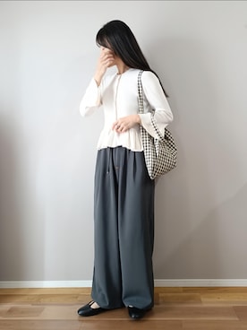 「BONLECILL（ボンルシール）のアイテム」を使った、ｐａｎａさん（レディース・162cm）の春コーディネート