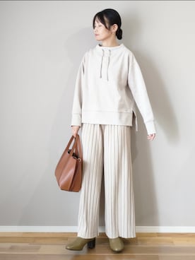 「cava cava（サヴァサヴァ）のアイテム（ブーツ）」を使った、ｐａｎａさん（レディース・162cm）の秋コーディネート