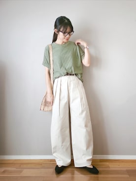 「ikka（イッカ）のアイテム」を使った、ｐａｎａさん（レディース・162cm）の夏コーディネート