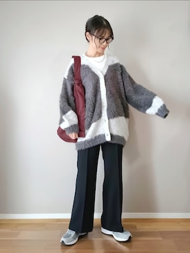 「アイテム（アクセサリー）」を使った、ｐａｎａさん（レディース・162cm）の秋コーディネート