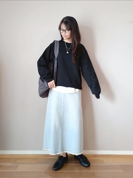 「アイテム（バックパック/リュック）」を使った、ｐａｎａさん（レディース・162cm）の秋コーディネート