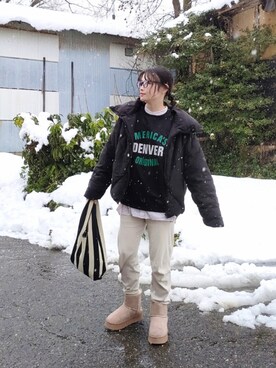 「SVEC（シュベック）のアイテム」を使った、ｐａｎａさん（骨格ストレート・レディース・162cm）の冬コーディネート