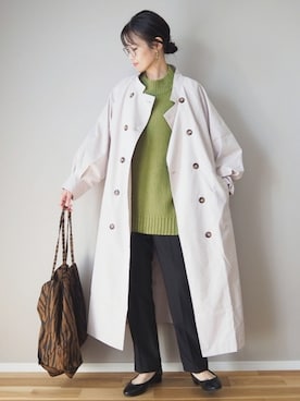 「byあしながおじさん」｜「アイテム（ジャケット/アウター）」を使った、ｐａｎａさん（レディース・162cm）の秋コーディネート