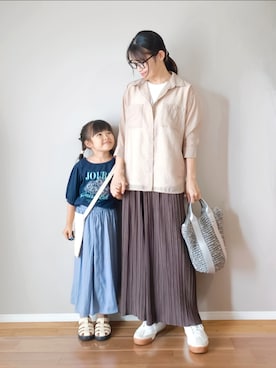 「アイテム（ショルダーバッグ）」を使った、ｐａｎａさん（レディース・162cm）の夏コーディネート
