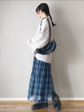 「tiptop（ティップトップ）のアイテム」を使った、ｐａｎａさん（骨格ストレート・レディース・162cm）の冬コーディネート