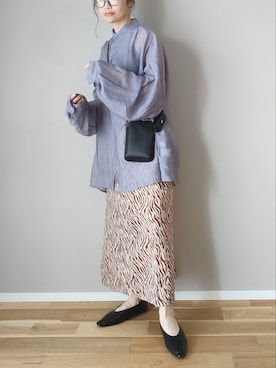 「Simplicite（サンプリシテ）のアイテム（スカート）」を使った、ｐａｎａさん（レディース・162cm）の秋コーディネート