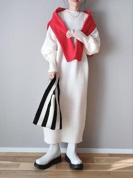 「SVEC（シュベック）のアイテム」を使った、ｐａｎａさん（骨格ストレート・レディース・162cm）の冬コーディネート