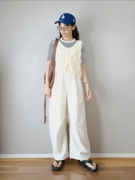 「アイテム（腕時計）」を使った、ｐａｎａさん（レディース・162cm）の夏コーディネート