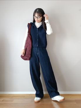 「アイテム（腕時計）」を使った、ｐａｎａさん（レディース・162cm）の秋コーディネート