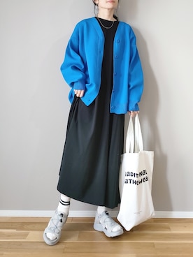 「AS KNOW AS plus（アズノゥアズプラス）のアイテム（シューズ）」を使った、ｐａｎａさん（レディース・162cm）の春コーディネート