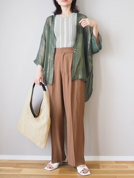 ｐａｎａさん（レディース・162cm）の夏コーディネート