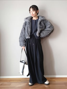 「アイテム（ドレスシューズ）」を使った、ｐａｎａさん（レディース・162cm）の秋コーディネート