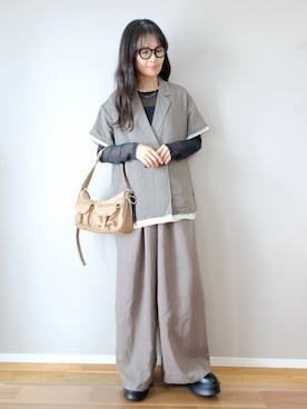 「BONLECILL（ボンルシール）のアイテム」を使った、ｐａｎａさん（レディース・162cm）の春コーディネート